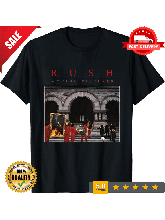 New Arrival Rush Moving Pictures Graphic Unisex Russet T-shirt Size S-5XL, CROWD FAVORIT-TH69655