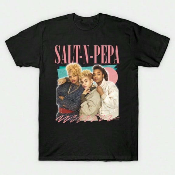 【New Arrival】Salt-N-Pepa Hip Hop Group Graphic T-Shirt | Iconic 90s Music Fan Tee