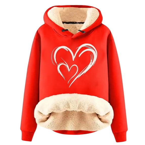 New Arrival TaLove Womens Fall Fashion 2025 Cute Hoodies For Women Christian Sweatshirts For Women Plus Womens Long Sleeve Tops Casual Womens Tops Casual Red