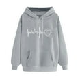 thumbnail image 1 of New Arrival TaLove womens fall fashion 2025Graphic Cute Oversized Hoodies For Women Cute Half Zip Sweatshirts For Women Womens Long Sleeve Yoga Tops Womens Plus Size Tops 4X, 1 of 3