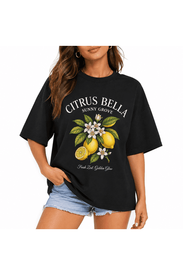 Lemon Tops for Women Casual Summer Wear