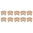 thumbnail image 1 of New Arrivals 10 Pieces Maple 4/4 Full Size Violin Bridge Qin Code Accessories, 1 of 7