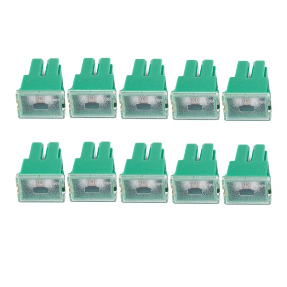New Arrivals 10 x Green 40A Female Plug in Blade PAL Fuse for Car