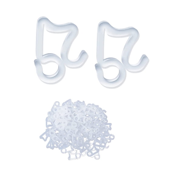 New Arrivals 100 Pack Light Clips, for Outside String Lights Roof Icicle