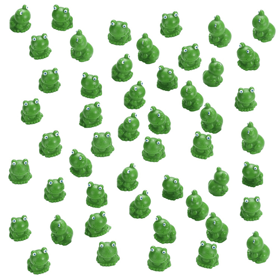 New Arrivals 100 Pcs Mini Frog Garden Decor Figurines Miniature Home
