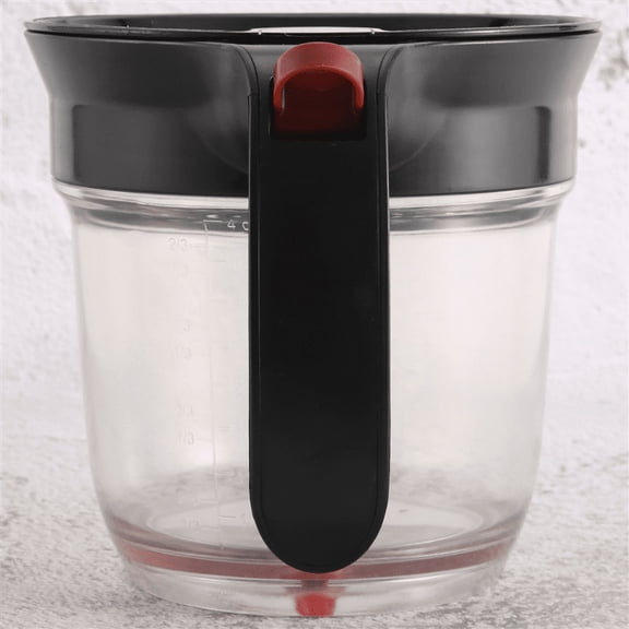 New Arrivals 1000ML Oil Separator Measuring Cup and Strainer with Bottom Release