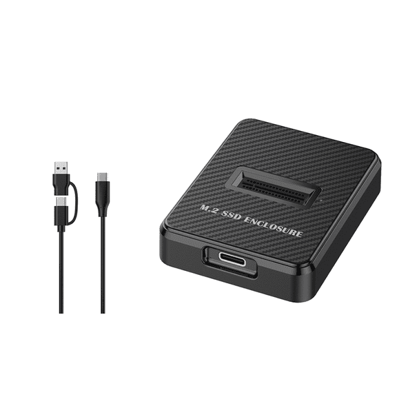 New Arrivals 10Gbps External SSD Enclosure with USB C 2in1
