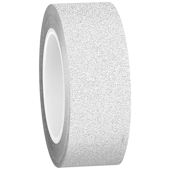 New Arrivals 10M Glitter Tape Stick Self Adhesive Decorative Paper DIY silver