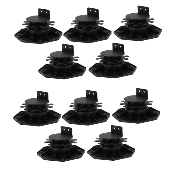 New Arrivals 10Pack Adjustable Deck Support Pedestal Foundation Base