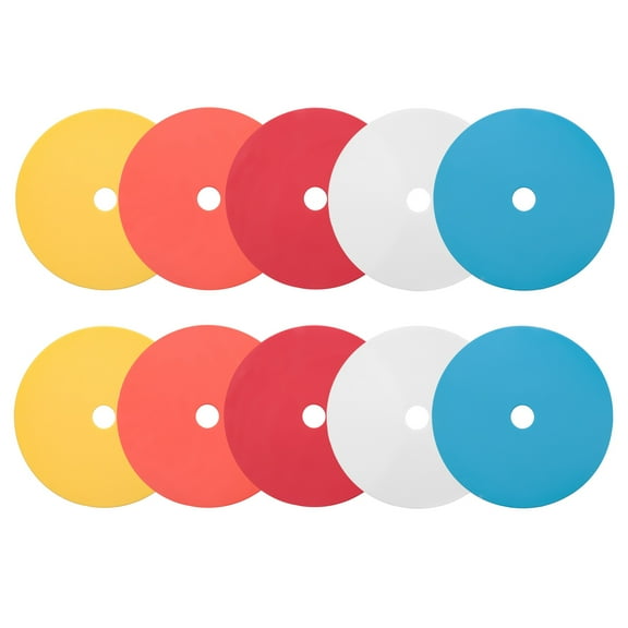 New Arrivals 10Pack Flat Disc Markers Football Speed Agility Training