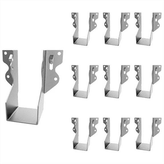 New Arrivals 10Pcs Strong Tie Brackets LU24 2X4 Joist Hanger for Wood Hurricane
