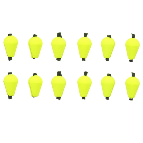 New Arrivals 12Pcs Fly Fishing Float Strike Indicators Foam Yellow