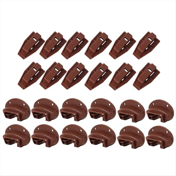 New Arrivals 12Sets Drawer Guide Kit,Commercial Slide Style Drawers for Replacement Dresser Slides Repair Kit with Roller