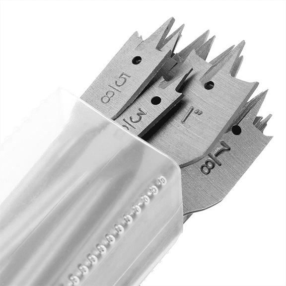 New Arrivals 13-Piece Spade Drill Bit Sets, Alloy Steel Paddle Flat Bit, Wood Hole Cutter Fit for Woodworking, Assorted Bits
