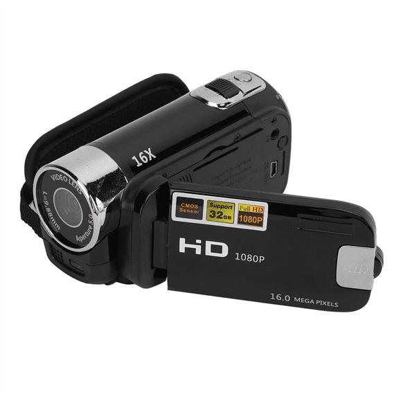 New Arrivals 16MP Digital Camcorder 1080P Full HD DV Video Camera Degree Rotation Screen 16X Night Zoom