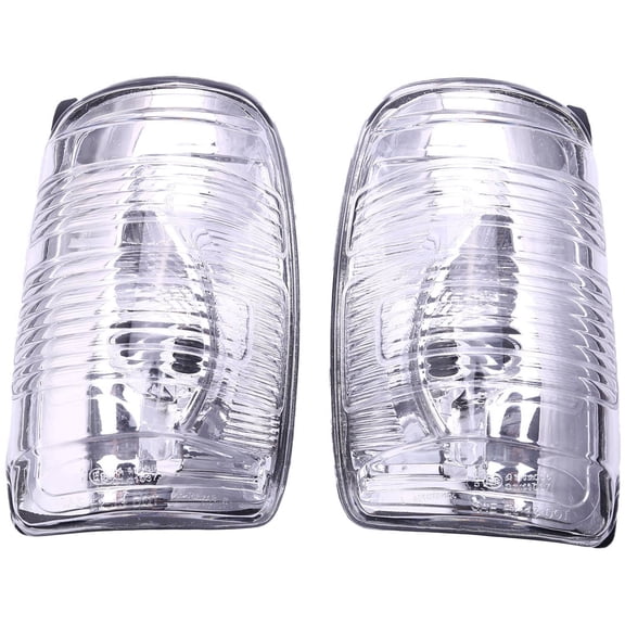 New Arrivals 1Pair Right and Left Side Door Wing Mirror Clear Indicator Lens for Transit Mk8 2014-Onwards