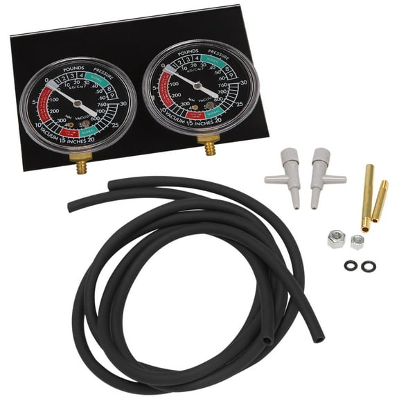 New Arrivals 1set Motorcycle Carburetor Synchronizer Vacuum Gauges Tool Gauge Balancer for // Black