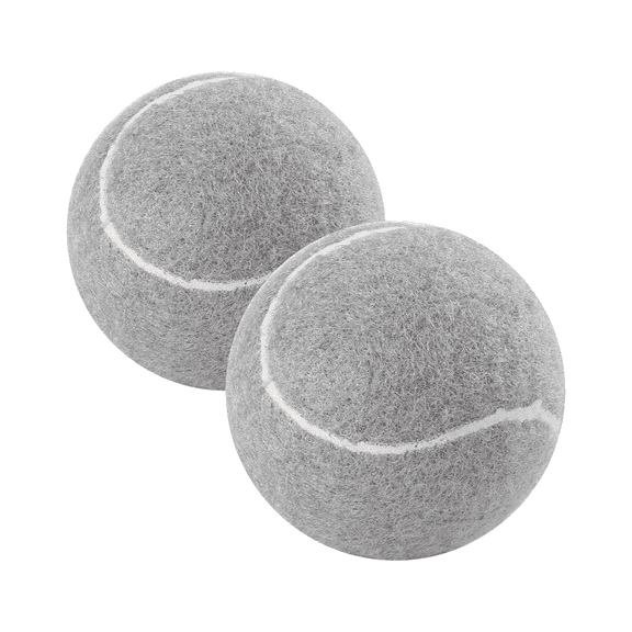 New Arrivals 2 PCS Precut Walker Tennis Ball for Furniture Legs Protection, Grey