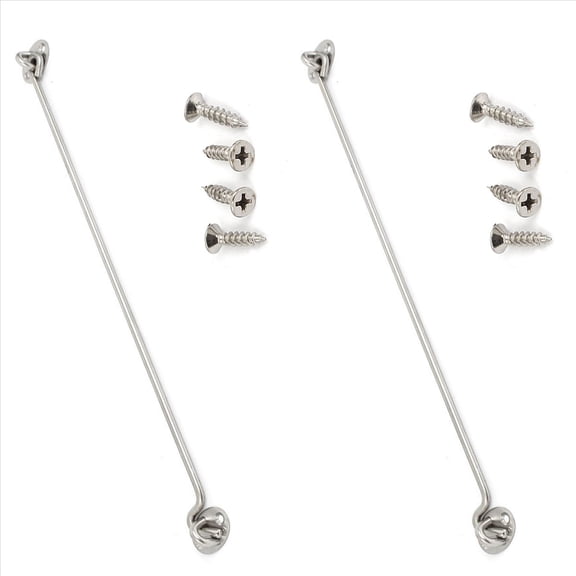 New Arrivals 2 Pcs 40.6cm Catch Eye Cabin Hook Shed Gate Door Window Lock Hasp