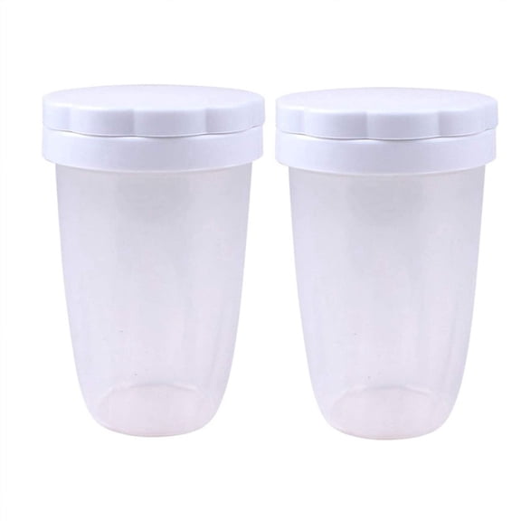 New Arrivals 2 Pcs Icing Sugar Shaker with Lid for Cocoa Flour Sieve Tool