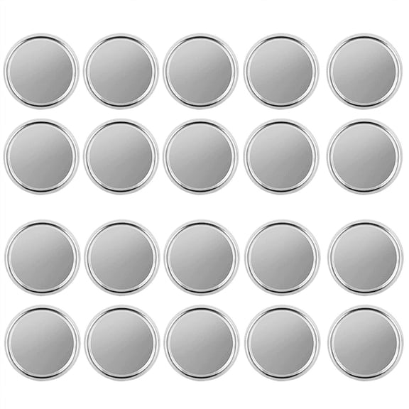 New Arrivals 20 PCS Binder Rings Book Discs for Notebook Scrapbooking (Silver)
