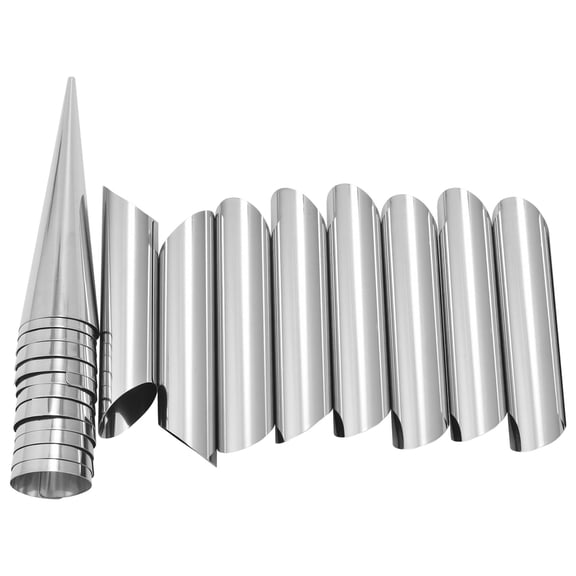New Arrivals 20 Pcs Stainless Steel Cone Tubular Shaped Mold for Cannoli