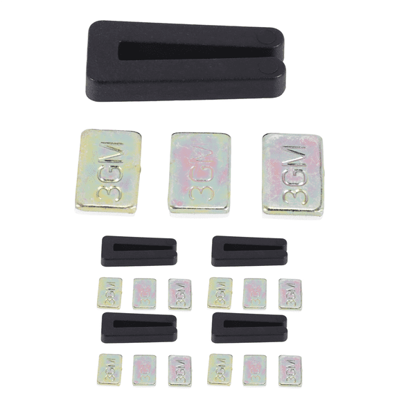 New Arrivals 20PCS Ceiling Fan Blade Kit,Including 5Pcs Clips & 15Pcs 3G Weight