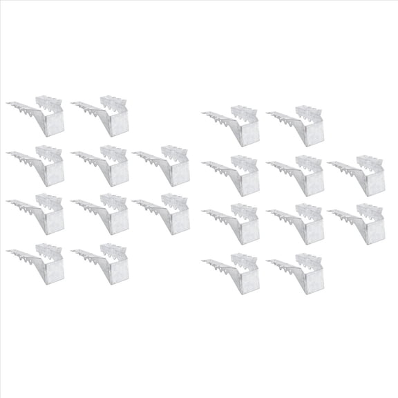 New Arrivals 20Pcs 2x6 Joist Hanger,Gauge Double Shear Face Mount Hanger,Hurricane Ties for Rafters Tie Brackets Floor