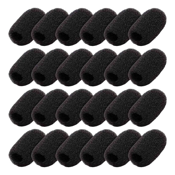 New Arrivals 24Pack Mini Foam Sponge Shield Protection for Lavalier and Lapel Mic