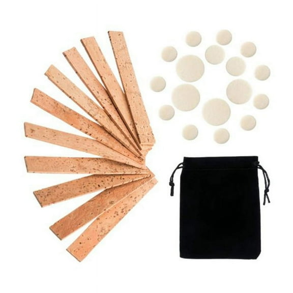 New Arrivals 27Pcs Clarinet Instrument Replacement Kit, Include 10 Cork and 17 Pad
