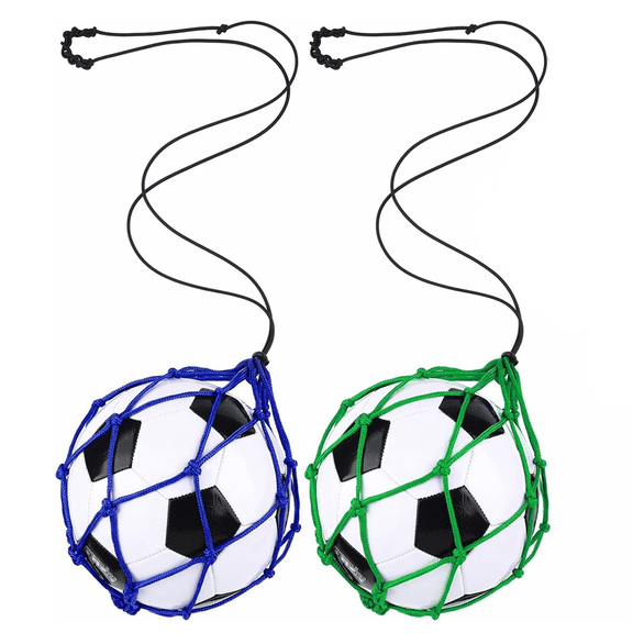 New Arrivals 2PCS Football Kick Trainer, Soccer Return Trainer Net ,Blue+Green