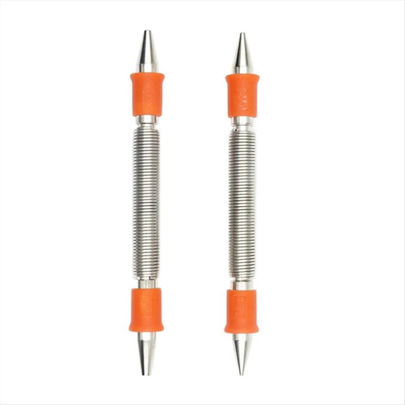 New Arrivals 2Pcs Spring Tool Set 1/32In, 1/16In, 3/32In, 1/8In Nail Punch, Loaded Rivet Removal for Wood