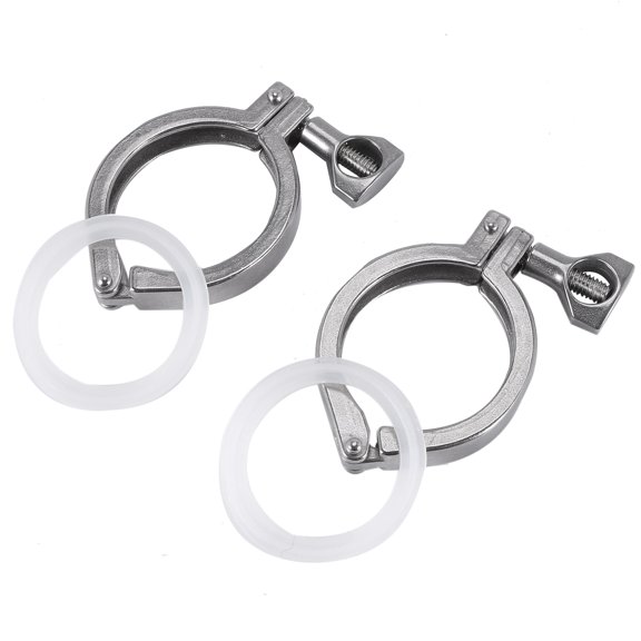 New Arrivals 2Pcs Tri-Clamp Steel Single Pin Heavy Duty Tri Clamp with Wing Nut