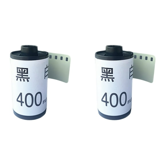 New Arrivals 2X 400 Novice Practice Film Vintage Camera Photo Studio Kits 35mm 12sheets Asa/Iso Black White Negative