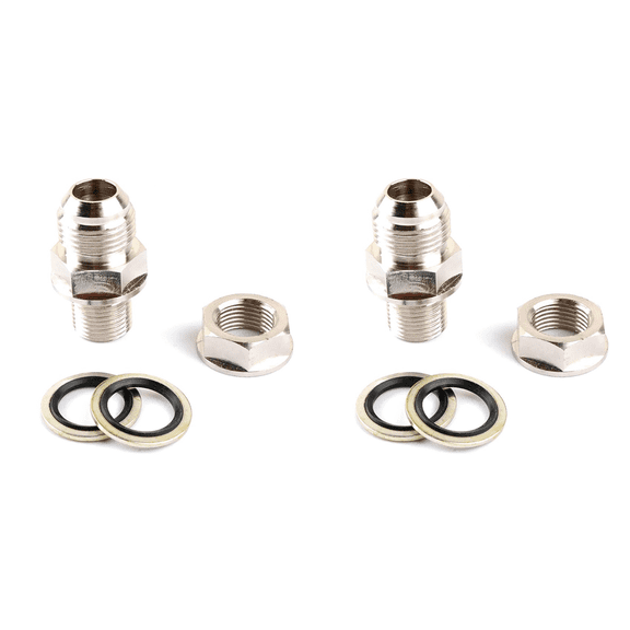 New Arrivals 2X AN10 10AN DIY Turbo Universal Use for Oil Pan / Sump Return Drain Adapter Bung Fitting No Weld