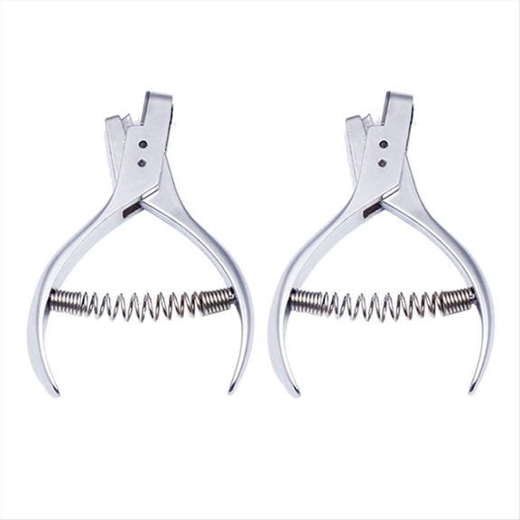 New Arrivals 2X Garment Seam Pattern Notcher Pro Tailors Steel Sewing Pliers Punch Maker Hole Notches Tools