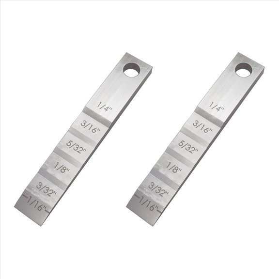 New Arrivals 2X Pipefitter Tools 2130 Small Pipe Spacer Wedge Stepped Guage Step Feeler Gauge for Spacing Welding