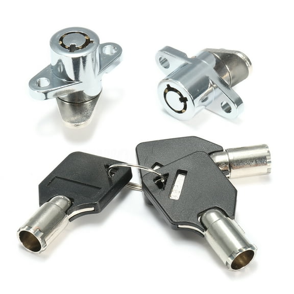 New Arrivals 2x Hard Saddlebag Lock 3 Keys Set For Touring Glide Road New
