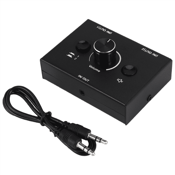 New Arrivals 3.5mm 2 Input 1 Output/1 Output Audio Splitter Switcher