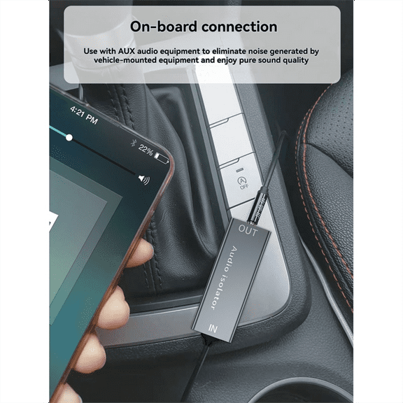 New Arrivals 3.5mm Audio Isolator Speaker Line for Car Stereo