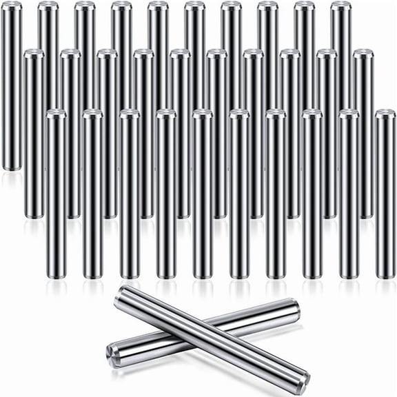 New Arrivals 32 Pieces 5 mm x 40 Shelf Brackets Pegs Shelves Dowel Pins Stainless Steel Metal Bookshelf Support