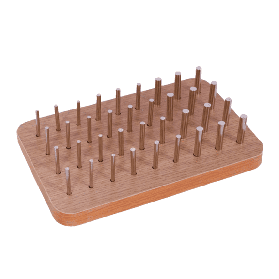 New Arrivals 36-Hole Wooden Pegboards for Finger Dexterity