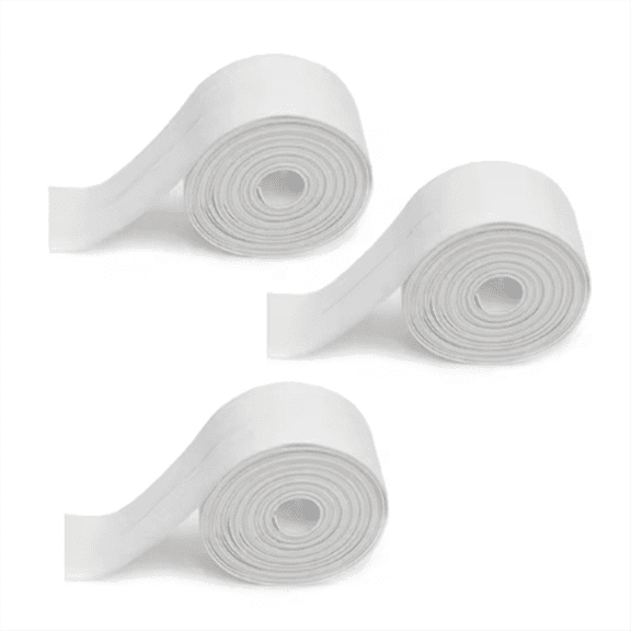 New Arrivals 3pcs Shower Bath Sealing Tape Strips for Bathroom Seal Caulk Strip