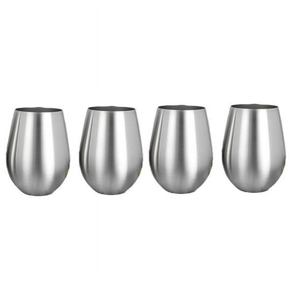 New Arrivals 4PCS Stemless Wine Glasses Kitchen Bar for Indoor & Outdoor Camping