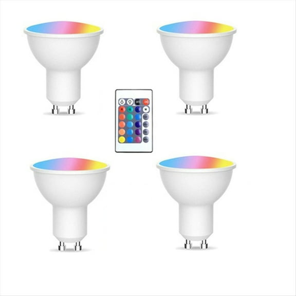 New Arrivals 4pcs Gu10 Bulbs and 1remote Control with Memory Function