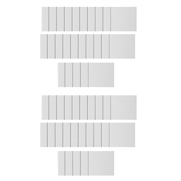 New Arrivals 50 Pcs Magnetic Painting Canvas Panel 3x3 Inches Boards Canvases for Tile Art