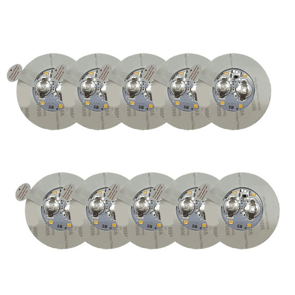 New Arrivals 50PCS LED Coaster White,Light Up Coasters,LED Sticker Lights