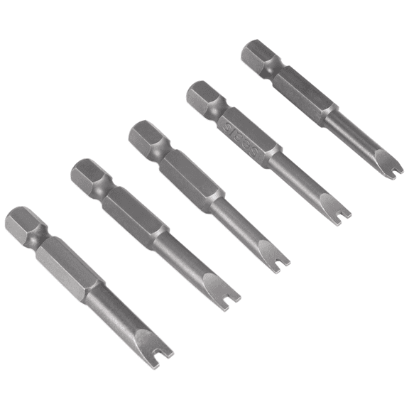 New Arrivals 5Pcs Set Bit Hex Shank Magnetic U Shaped 1/4 Inch Driver Bits