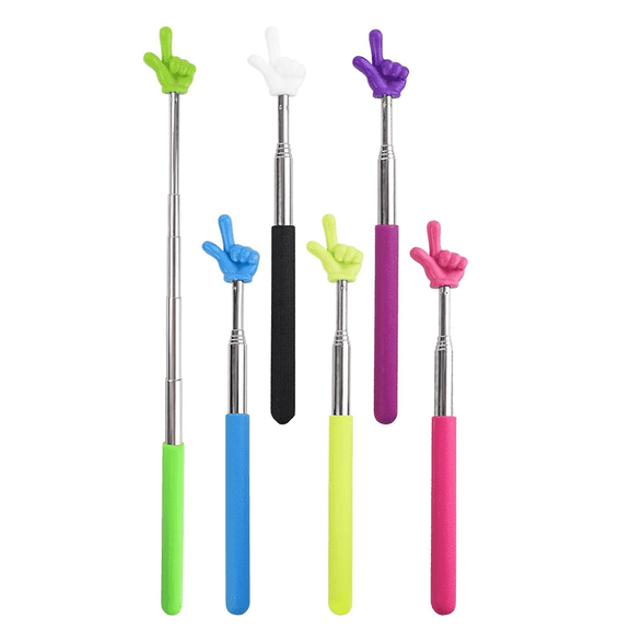 New Arrivals 6 PCS Pointer Stick for Classroom, Teacher Pointer, Retractable