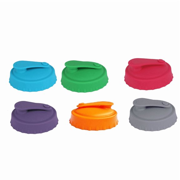 New Arrivals 6 Pack Reusable Silicone Can Protector Lid or Covers